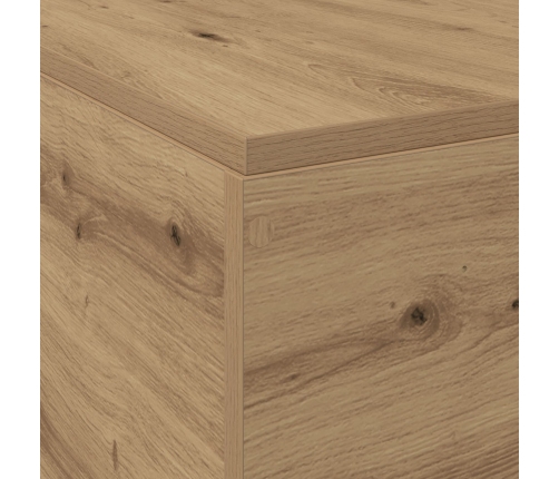 Cama con Almacenamiento Roble Artesanal Madera Elaborada Doble