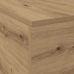 Cama con Almacenamiento Roble Artesanal Madera Elaborada Doble