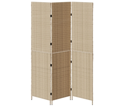 Separadores de Habitaciones Beige Madera Grande Plegable
