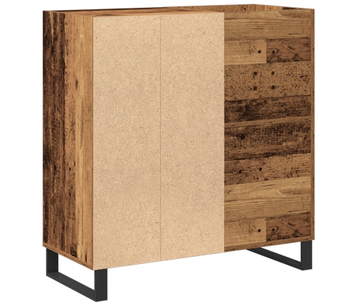 Armario de registros  Roble Artesanal 84,5x38x89 cm Madera elaborada