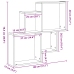 Armario de pared  Negro Roble 80x15x78,5 cm Madera de ingeniería