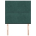 Cabecero Tufted en Botones Verde Oscuro 80 cm de Terciopelo