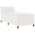 Cama con Somier  con Colchón Crema 100x200 cm Tela de Terciopelo