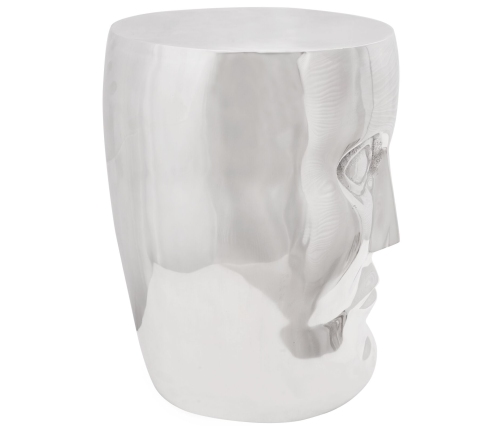 Taburete  Plata 33x33x45 cm Aluminio