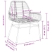 Conjunto de Comedor de Jardín  de 9 Piezas Marrón Poliratán