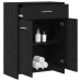 Armario de baño  Negro Roble 60x33x80 cm Madera
