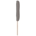 Cabecero de  con botones tapizado en taupe de 140 cm