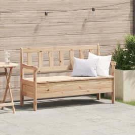 Banco de exterior  119x76x44 cm de Madera maciza de Pino