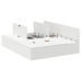Estructura de Cama  Blanca MDF 140 x 200 cm