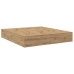 Marco de cama con almacenamiento  Roble artesanal Madera maciza