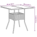 Juego de Comedor de Jardín de 5 Piezas Beige Poliratán