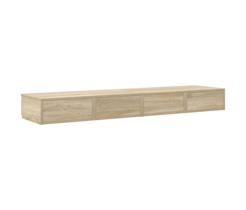 Mesa de Noche Roble Sonoma Madera Elaborada 150 x 36.5 x 16.5 cm