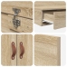 Estructura de Cama con Almacenamiento  Roble Sonoma Madera Elaborada