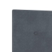 Cabecero Button Tufted Gris Oscuro 160 cm Terciopelo