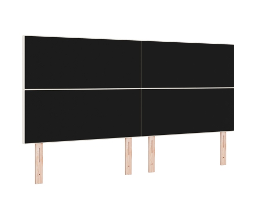 Cabecero LED  Crema 100 cm Tela de pana