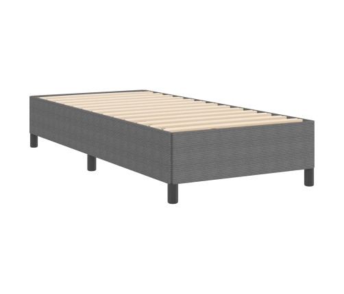 Estructura de Cama  Gris Claro 100x200 cm Tela de Corduroy