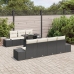 Conjunto de Sofá Jardín  Set 8 Marrón Ratán Conjunto Sofá Exterior