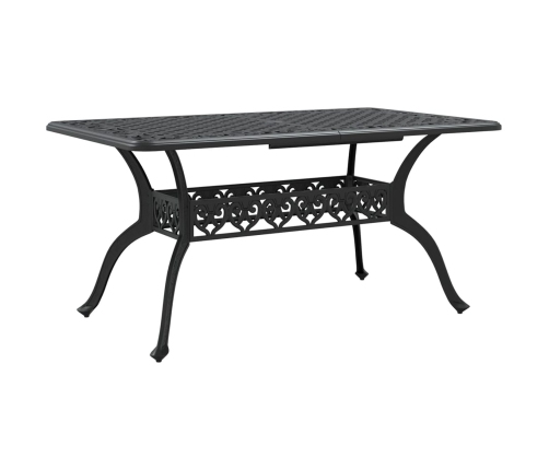 Set de 4 Negro Aluminio Fundido Grande Inlays Decorativos