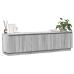 Armario para TV  con LED Gris Sonoma 180x38x49 cm Madera Elaborada