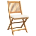 Set de Bistro de Jardín de 3 Piezas  en Madera Sólida de Acacia