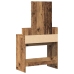 Mesa de Maquillaje con Espejo y Luces LED Madera Vieja Madera Ingenierizada