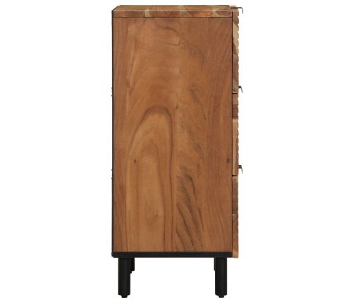 Mueble de almacenamiento 40x33x75 cm de Madera Maciza de Acacia