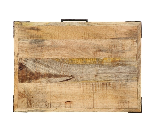 Carro de Cocina 55x40x80 cm Madera Maciza Rústica de Mango
