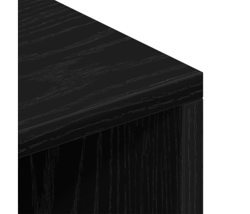 Cabinet para TV de roble negro  - 69.5x30x50 cm, Hecho de madera elaborada