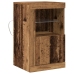 Aparador con Luces LED Madera Vieja 41x37x67 cm
