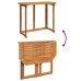 Conjunto de Bistro de Jardín de 3 Piezas de  en Madera Sólida de Acacia
