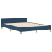 Cama  Azul 140x190 cm de Tela