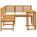 Conjunto de Bistro de Jardín de 3 Piezas de  en Madera Sólida de Acacia