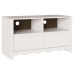 mueble para TV  ""DRAMMEN"" Blanco 99x43x55 cm de Madera Sólida de Pino
