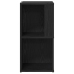 Gabinete Esquinero  Negro Roble 33x33x67 cm Madera Elaborada