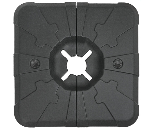 Set de Base para Paraguas de 2 Piezas : 110kg de Arena o 70kg de Agua