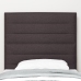 Cabecero  Marrón oscuro Tela 90 cm Cabecero Rectangular