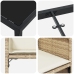 Set de Comedor de Jardín  de 5 Piezas con Cojines - Poliratán Beige