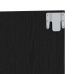 Cabecero de cama  Negro Roble 120x1,5x80 cm Madera de ingeniería