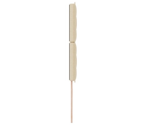 Cabecero  Diseño de líneas Crema 100 cm Tela