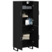 Armarios 2 pcs Negro Roble 69,5x34x180 cm Madera Elaborada