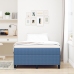 Estructura de Cama Azul 120x200 cm Tela de Corduroy