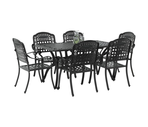 Set de 4 Negro Aluminio Fundido Mediana