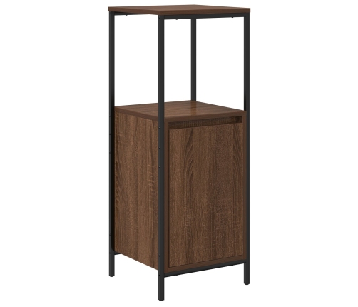 Conjunto de Muebles de Baño  de 3 Piezas en Madera Elaborada de Roble Marrón