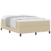 Estructura de Cama  Verde Claro Gris 140x190 cm Tela de Pana