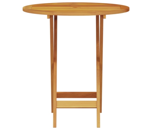 Juego de Bistro Plegable de 3 Piezas en Madera Maciza de Acacia