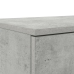 Mesa de Noche Gris Concreto Madera Elaborada 150 x 36.5 x 16.5 cm