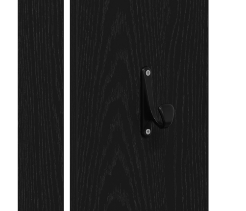 Conjunto de Muebles para Pasillo  en Madera Ingenierizada de Roble Negro