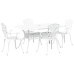 Set de 3 Blanco Aluminio Fundido Grande Durable