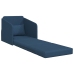Sofá Cama de Suelo  2 en 1 Azul 65x80x83 cm Tela