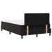Cama con Box Spring y Colchón  Negro 120x200 cm Terciopelo